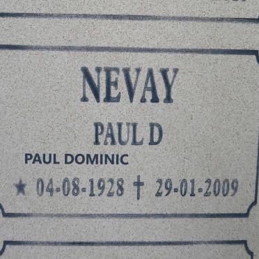 NEVAY Paul Dominic 1928-2009