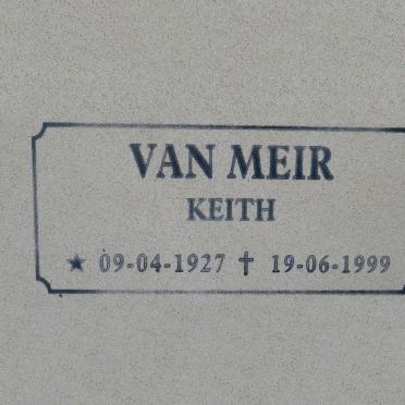 MEIR Keith, van 1927-1999