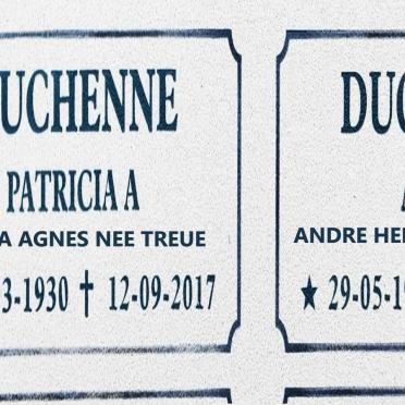 DUCHENNE Andre Henri 1925-2019 :: DUCHENNE Patricia Agnes nee TREUE 1930-2017