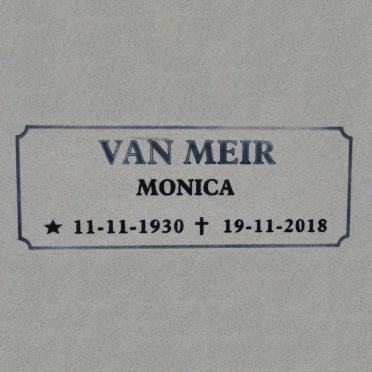 MEIR Monica, van 1930-2018