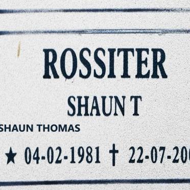 ROSSITER Shaun THOMAS 1981-2004