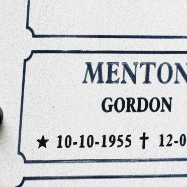 MENTON Gordon 1955-2020