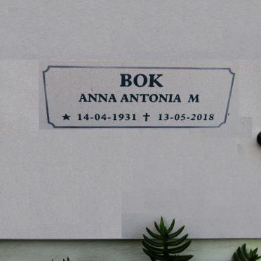 BOK Anna Antonia M. 1931-2018