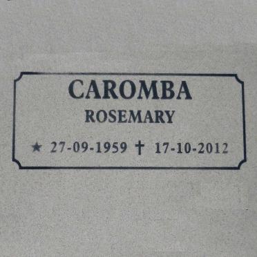 CAROMBA Rosemary 1959-2012