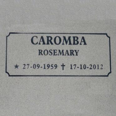 CAROMBA Rosemary 1959-2012