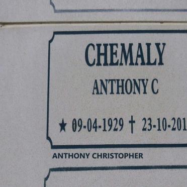 CHEMALY Anthony Christopher 1929-2016