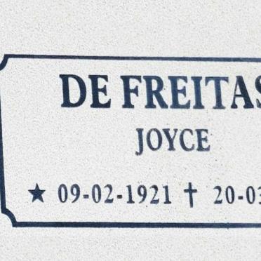 FREITAS Joyce, de 1921-2000