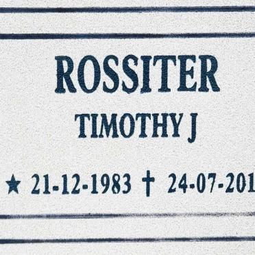 ROSSITER Timothy J. 1983-2019