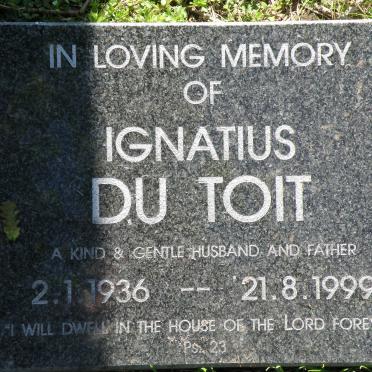 TOIT Ignatius, du 1936-1999