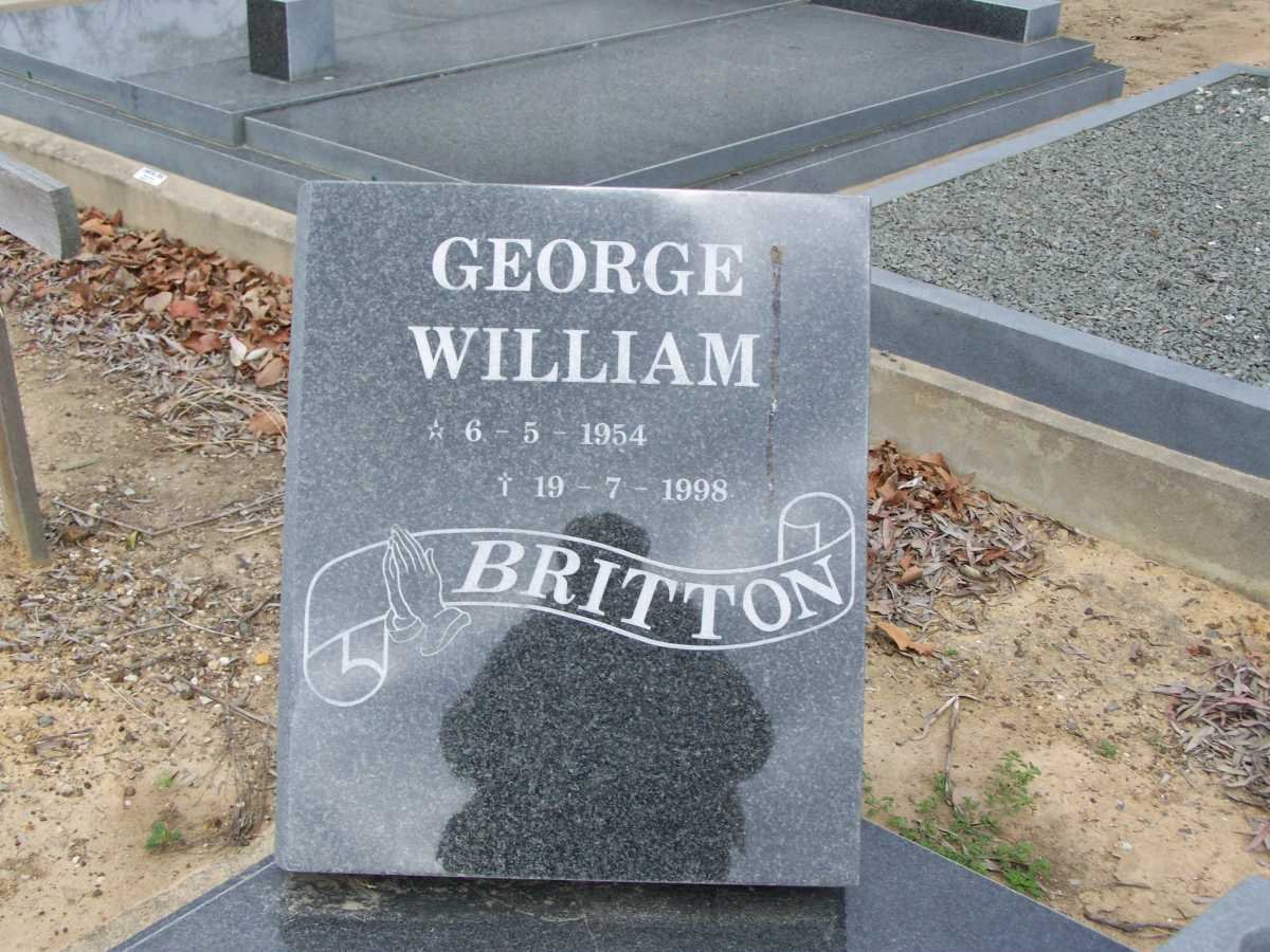 BRITTON George William 1954-1998