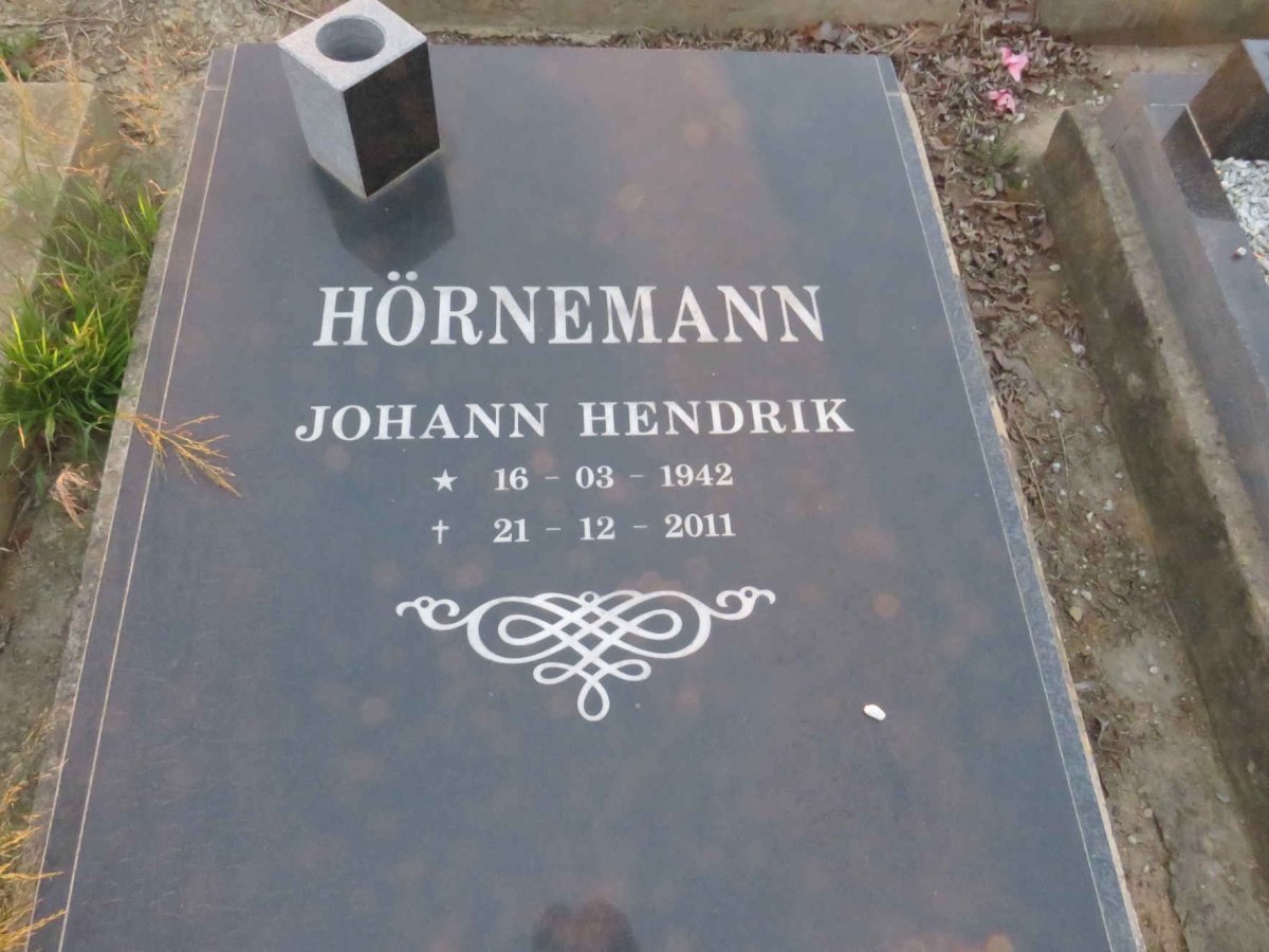 HÖRNEMANN Johann Hendrik 1942-2011