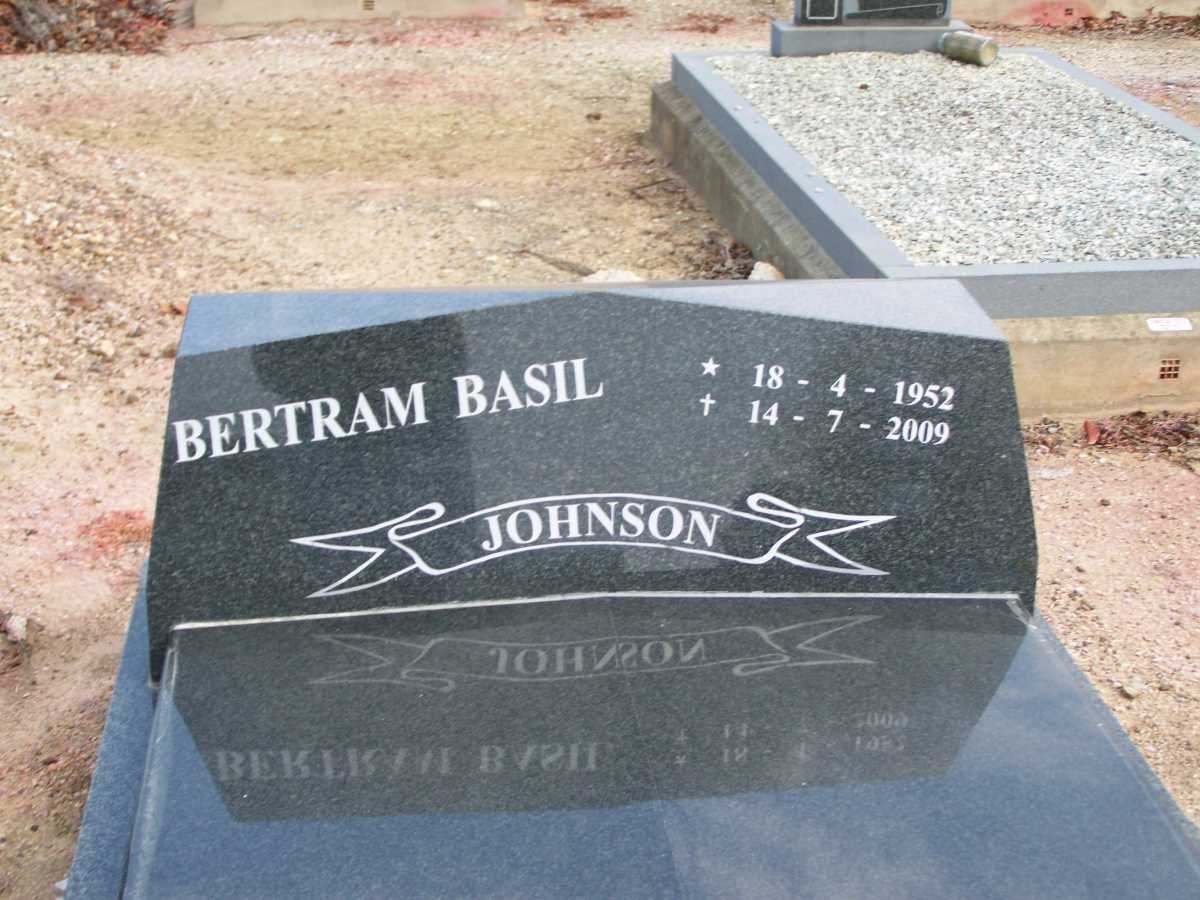 JOHNSON Bertram Basil 1952-2009