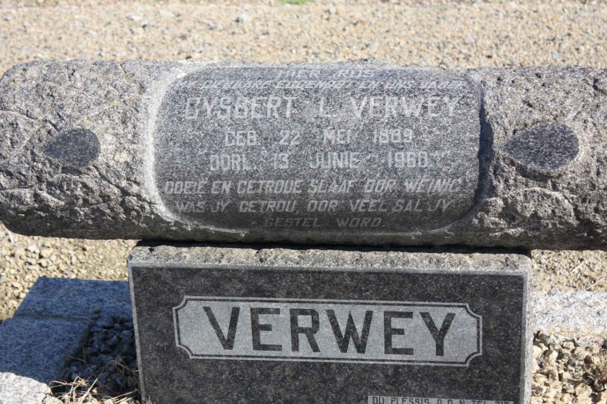 VERWEY Gysbert L. 1889-1960