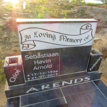 ARENDS Sebastiaan Havin Arnold 1956-2017