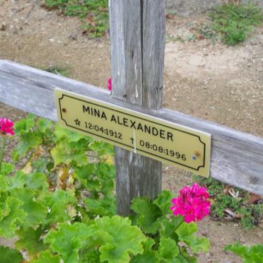 ALEXANDER Mina 1912-1996
