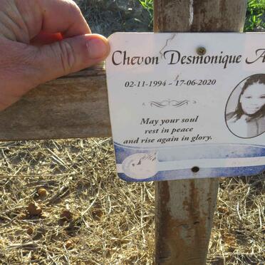 ADAMS Chevon Desmonique 1994-2020