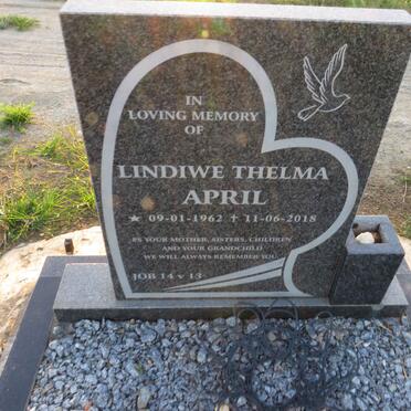 APRIL Lindiwe Thelma 1962-2018