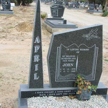 APRIL John 1932-1999