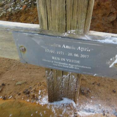 APRIL Sandra Annie 1971-2017