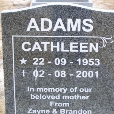 ADAMS Cathleen 1953-2001