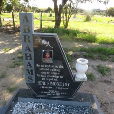 ABRAHAMS Simone Joy 1988-2014