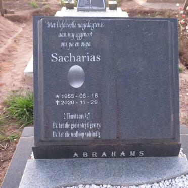 ABRAHAMS Sacharias 1955-2020