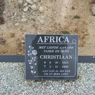 AFRICA Christiaan 1933-1999