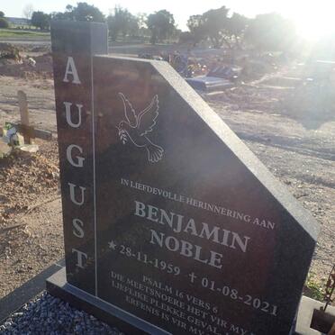 AUGUST Benjamin Noble 1959-2021