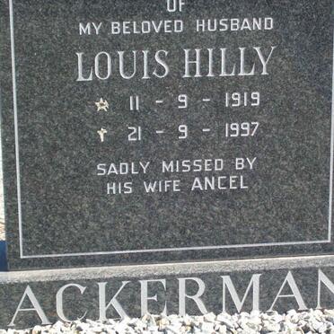 ACKERMAN Louis Hilly 1919-1997