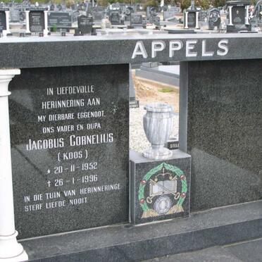 APPELS Jacobus Cornelius 1952-1996