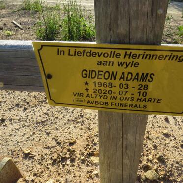 ADAMS Gideon 1968-2020