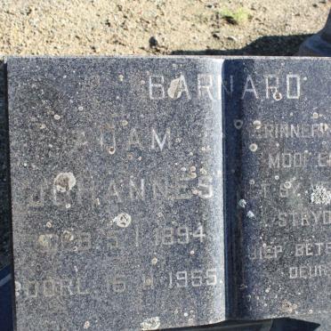 BARNARD ? Johannes 1894-1955
