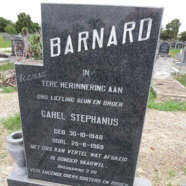 BARNARD Carel Stephanus 1948-1969
