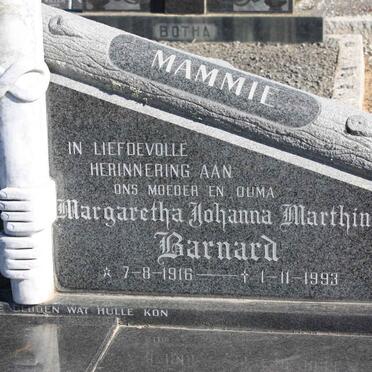BARNARD Margaretha Johanna Marthina 1916-1993