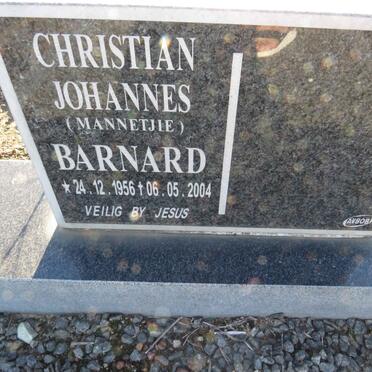 BARNARD Christian Johannes 1956-2004