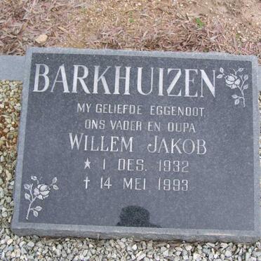 BARKHUIZEN Willem Jakob 1932-1993