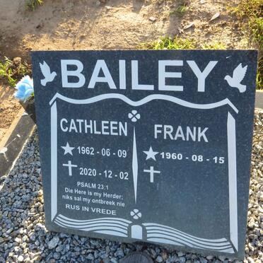 BAILEY Frank 1960- & Cathleen 1962-2020