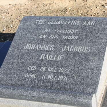 BAILLIE Johannes Jacobus 1922-1971
