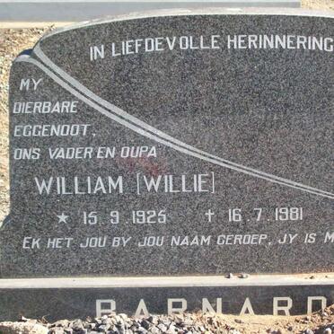 BARNARD William 1925-1981