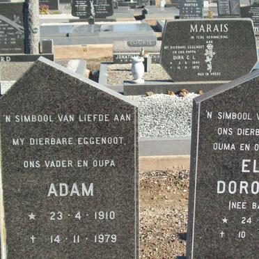 BARNARD Adam 1910-1979 &amp; Ella Dorothea BARNARD 1913-1988