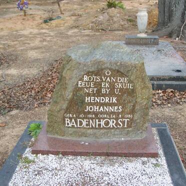 BADENHORST Hendrik Johannes 1918-1986