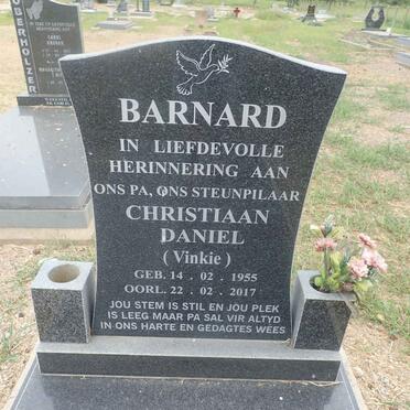 BARNARD Christiaan Daniel 1955-2017