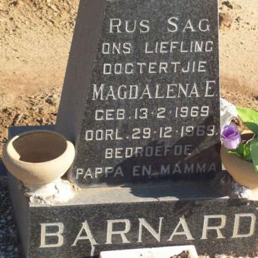 BARNARD Magdalena E. 1969-1969
