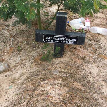 BAADJIES Henry Frederick 1943-2000
