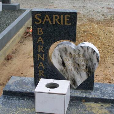 BARNARD Sarie 1916-1949