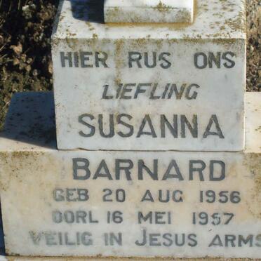 BARNARD Susanna 1956-1957