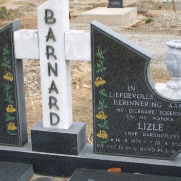BARNARD Lizle nee BARKHUIZEN  1973-2001
