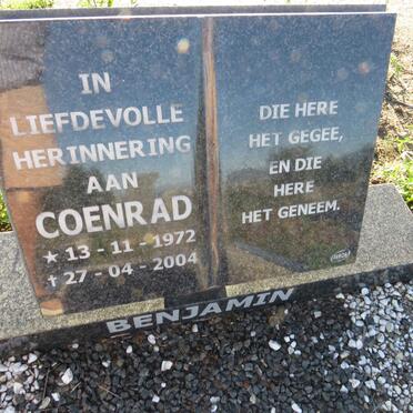 BENJAMIN Coenrad 1972-2004