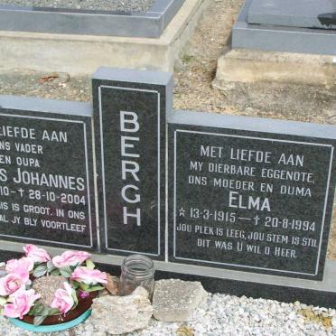 BERGH Yobias Johannes 1910-2004 &amp; Elma 1915-1994