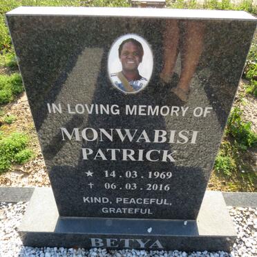 BETYA Monwabisi Patrick 1969-2016